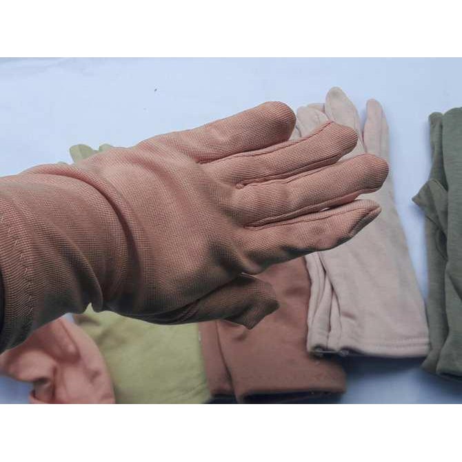 [4đôi] Găng tay vãi Cotton thoáng mát (nhiều màu giao ngẫu nhiên)