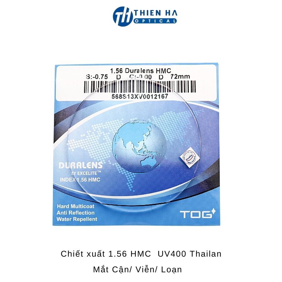 Tròng mắt kính cận loạn Thiên Hà Optical chống trầy xước,UV,phản quang kính đổi màu cắt ánh sáng xanh trong suốt