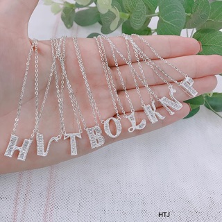 Dây chuyền bạc- mặt chữ cái tuỳ chọn