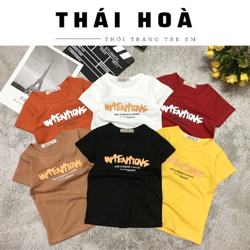 Combo 3 áo bé trai  COTTON 4 CHIỀU  áo phông bé trai 7_18kg siêu rẻ đẹp