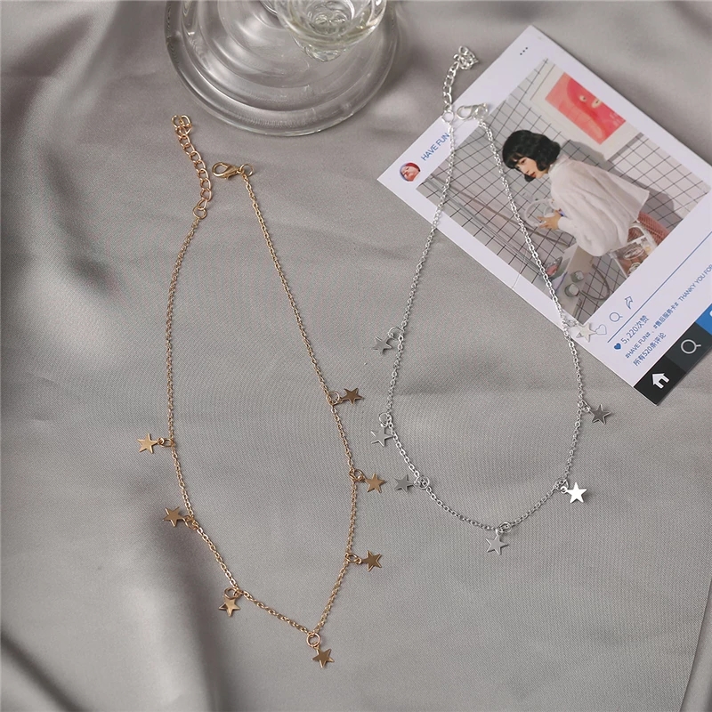 Vòng Cổ Choker Hình Ngôi Sao Thời Trang Dành Cho Nữ