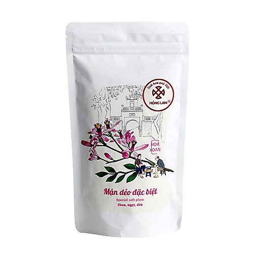 Ô MAI 12 MÙA HOA TÚI ZIP HỒNG LAM