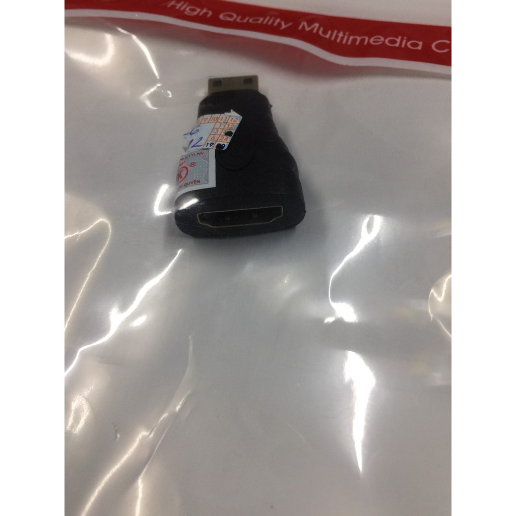 Adapter đổi từ hdmi cái ra hdmi mini UNITEK ( 1 cái ).