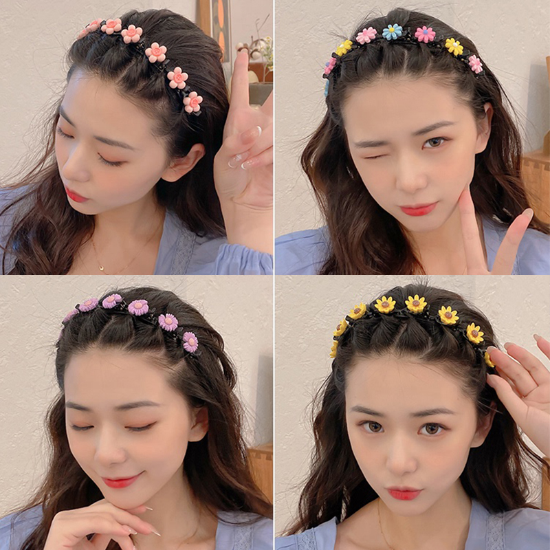Cài tóc trang trí bông hoa dễ thương thời trang xinh xắn cho nữ