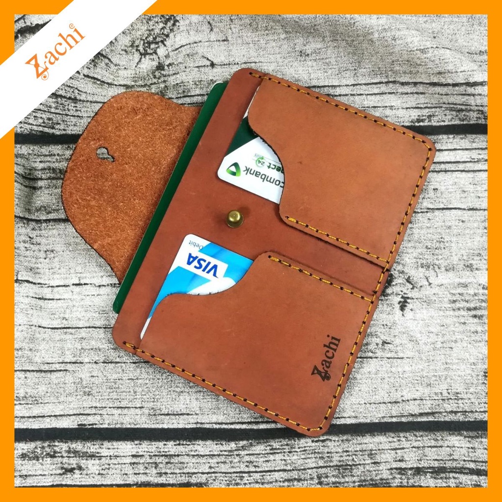 Ví đựng passport, ví đựng hộ chiếu da bò handmade Zachi PP1023