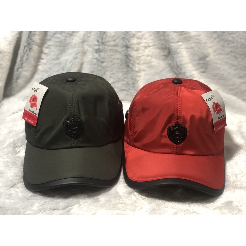 [ MŨ LƯỠI TRAI ] Mũ lưỡi trai dù sò lớn logo nổi chữ s_Mũ lưỡi trai nam nữ