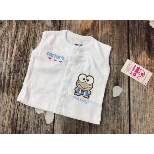 Áo gile carter's cotton 2 lớp cho bé