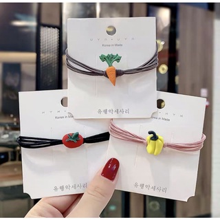Dây cột tóc rau củ các loại