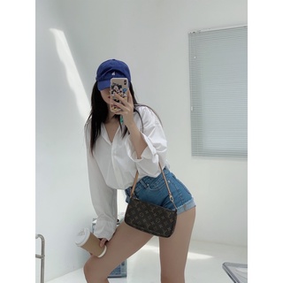 [DELPHINE] Áo sơmi basic phối được nhiều kiểu đồ | BASIC CHEMISE