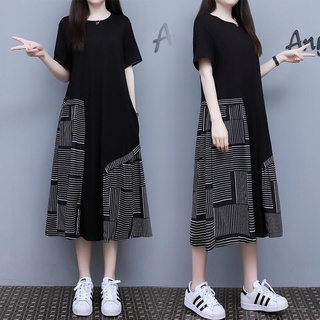 Đầm Dáng Rộng Plus Size Thời Trang Mùa Hè Cho Nữ
