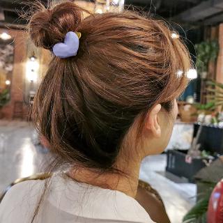 Dây Cột Tóc Trái Tim Dễ Thương Xinh Xắn
