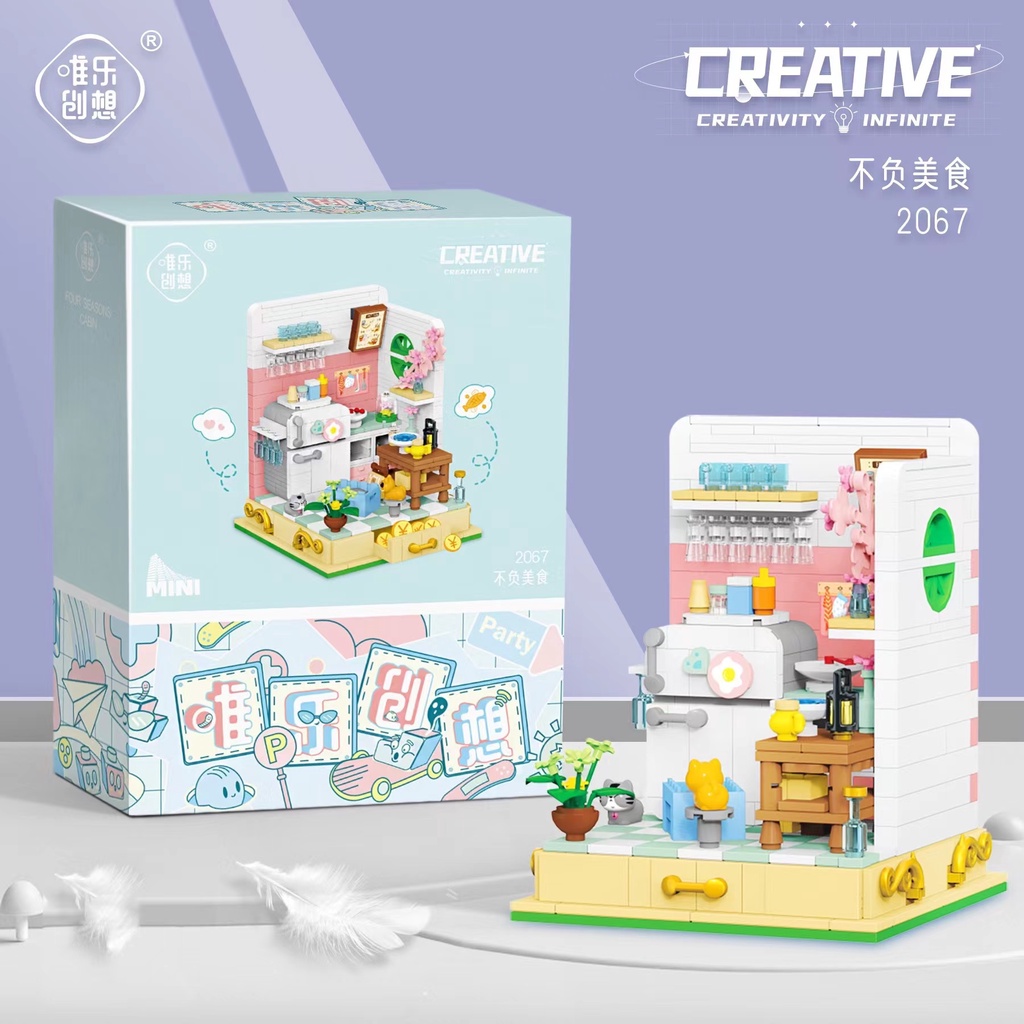 Mô Hình Đồ Chơi Lắp Ráp Sáng Tạo WL2033