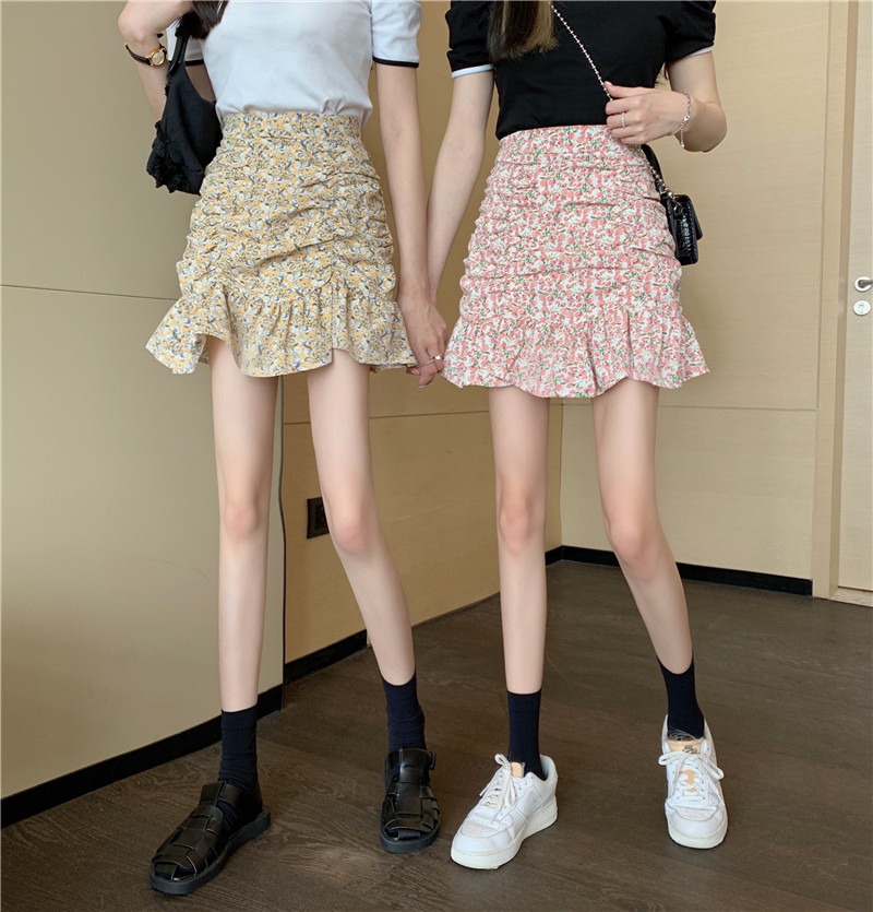 Chân Váy Chữ A Lưng Cao Họa Tiết Hoa Thời Trang Cho Nữ | BigBuy360 - bigbuy360.vn