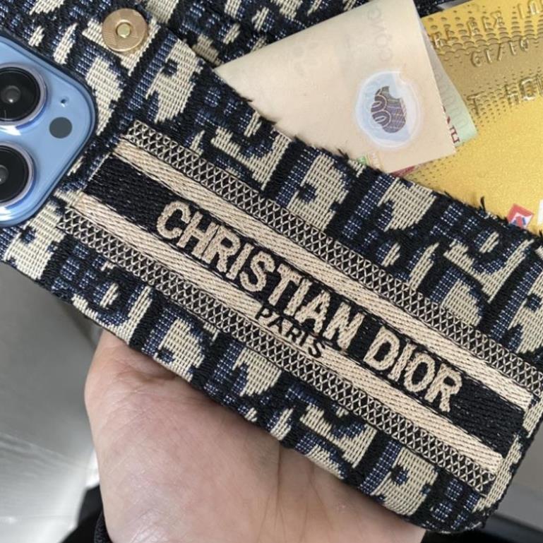 Ốp lưng iphone - Ốp iphone Dior ví sang chảnh cao cấp