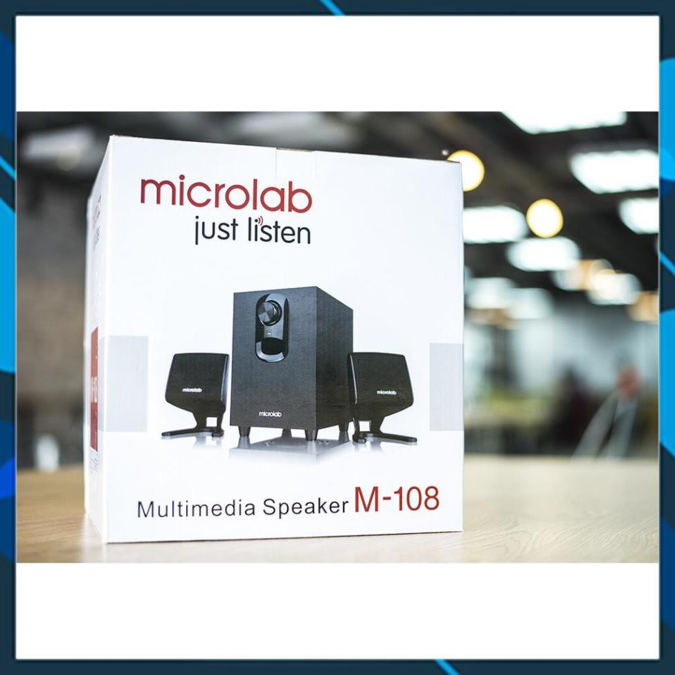 [FreeShip] Loa máy tính Microlab M108 2.1 - Hàng chính hãng  [Lỗi 1 đổi 1] | BigBuy360 - bigbuy360.vn