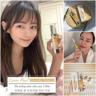 Tinh chất trứng cá hồi ngọc trai caviar pearl genie