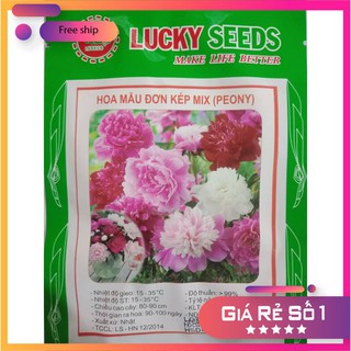 Hạt Giống Hoa Mẫu Đơn Kép Mix ( Gói 05 Hạt) LUCKY.VN