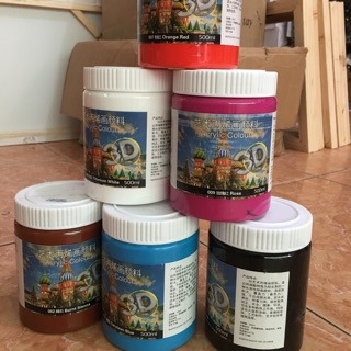 Màu Acrylic 3D vẽ tường 500ml