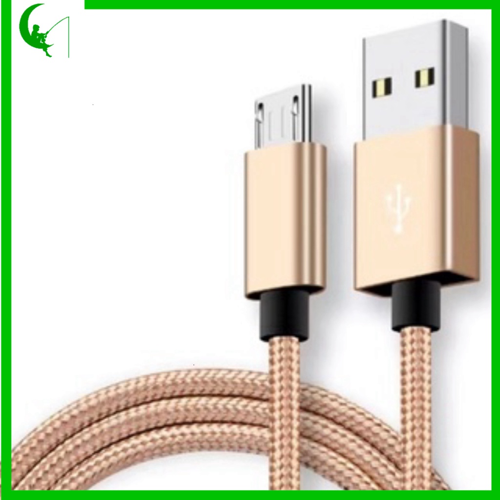 Cáp sạc samsung, oppo, xiaomi.. Dây sạc nhanh cổng Micro USB thiết kế dây bện dù dài 1 mét và 3 mét cho điện tho