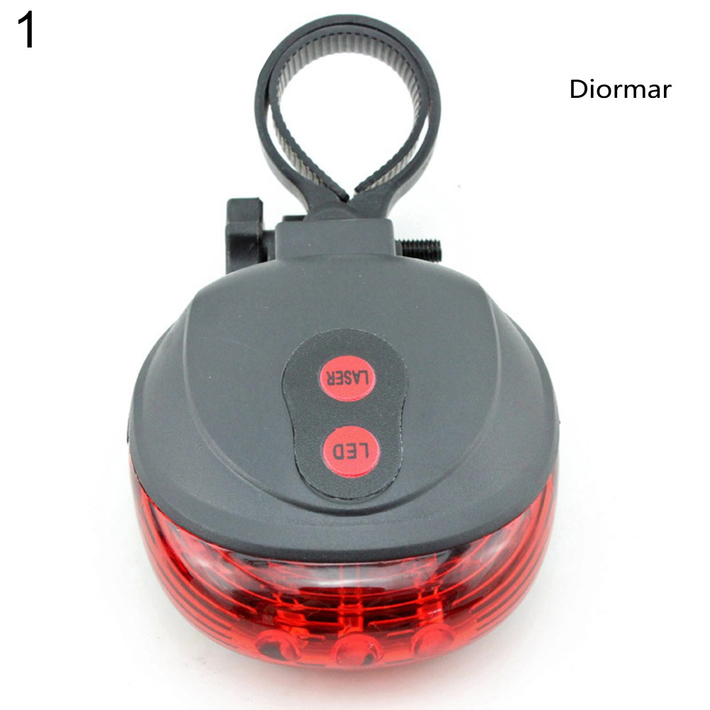 Đèn Led Hậu Cảnh Báo 5 Bóng Tiện Dụng Cho Xe Đạp