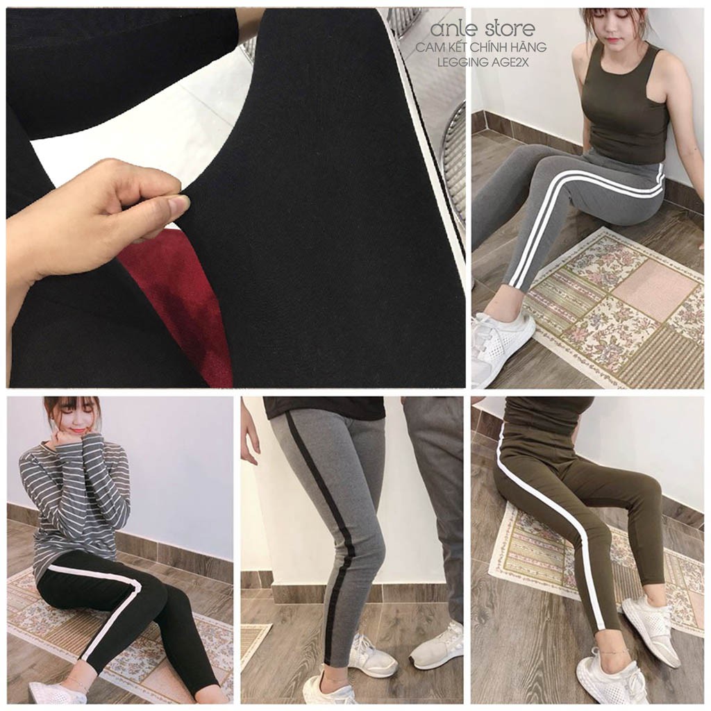 QUẦN LEGGING NỮ AGE2X NÂNG MÔNG THUN BORIP DÀY ĐẸP - HÀNG XUẤT NHIỀU MÀU (Ảnh Thật + Video) | BigBuy360 - bigbuy360.vn