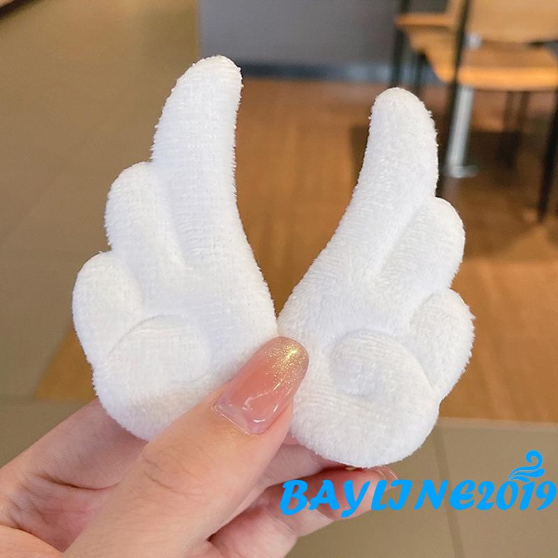 Kẹp tóc thiết kế hình đôi cánh thiên thần dễ thương cho nữ