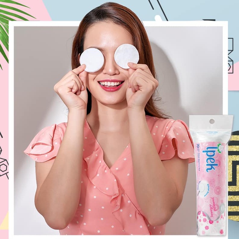 Bông Tẩy Trang IPEK 80 Miếng Cotton Pads