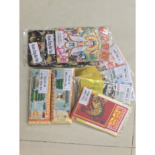 Bộ giấy tiền vàng bạc cúng ngày Tết