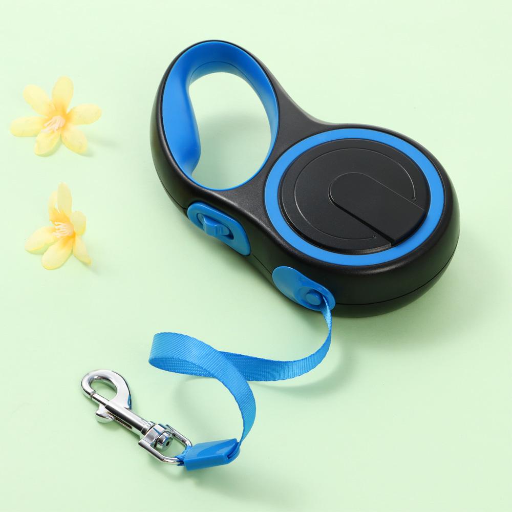 Dây dắt thú cưng bằng nylon bền chắc có thể thu vào tự động xoay 360° chống xoắn dài 3m/ 5m/ 8m nhiều màu tùy chọn