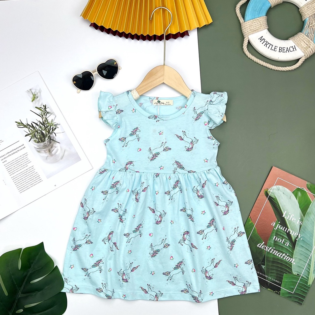 Đầm thun cánh tiên Litibaby cho bé 12-37kg