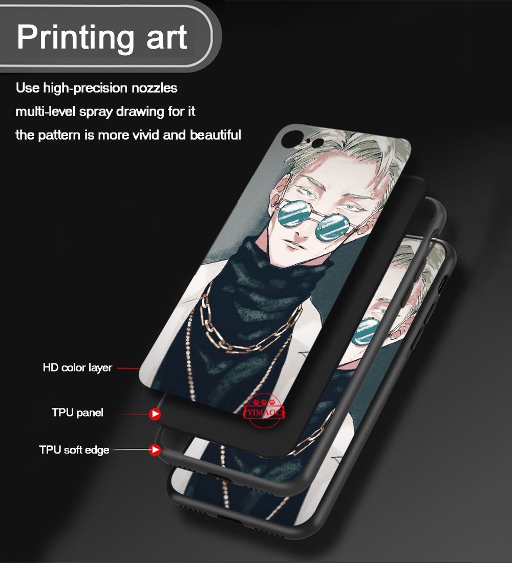 Huawei Y5 2017 Y6 Prime 2018 Y7 Y9 Prime 2019 Soft Case 53ER Kento Nanami Jujutsu Kaisen Glass