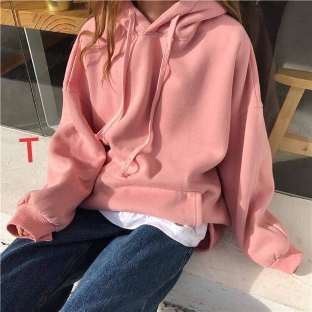 Áo hoodie trơn cá tính HARIQUEEN