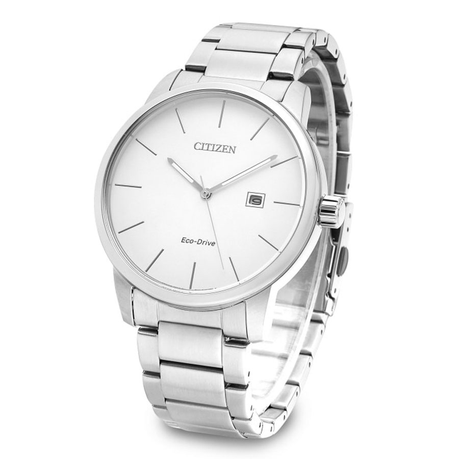 Đồng Hồ Nam Citizen Dây Thép Không Gỉ BM6960-56A - Mặt Trắng