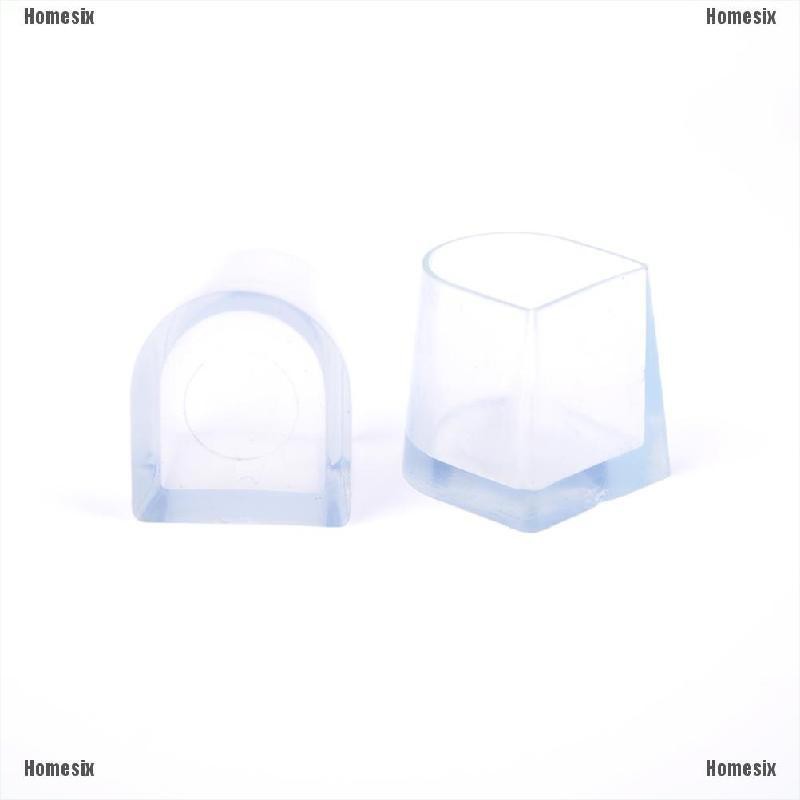 Set 1/5 cặp nắp bịt gót giày trong suốt chất lượng cao