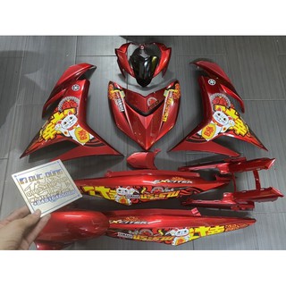 Dàn áo Ex150 đỏ candy nhiều mẫu tem
