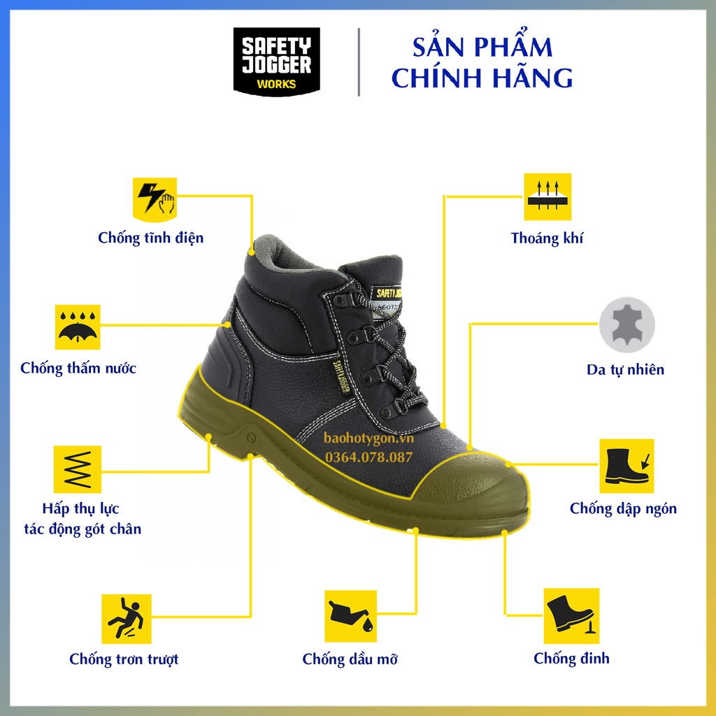 Giày bảo hộ cao cổ Jogger Bestboy231 - Chính hãng | BigBuy360 - bigbuy360.vn