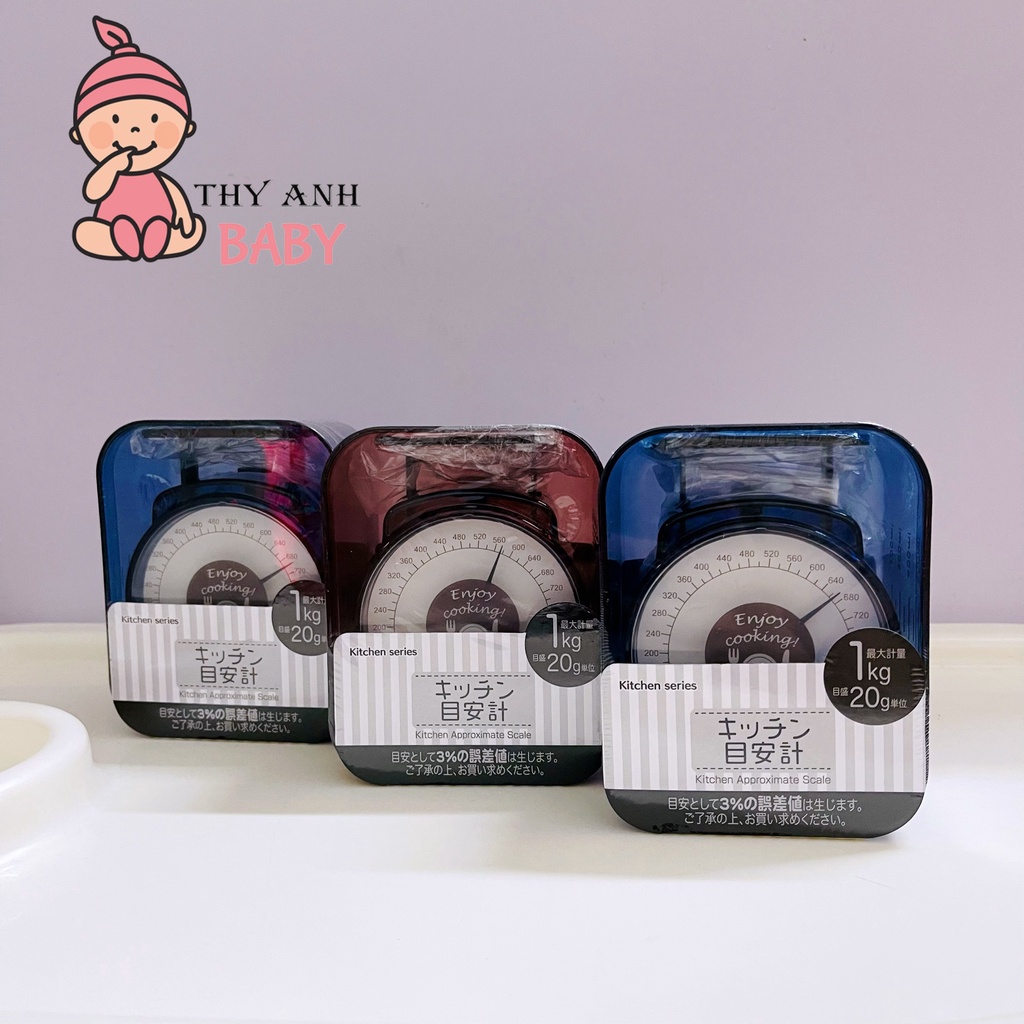 Cân Nhà Bếp Mini Echo 1kg - Nhật Bản