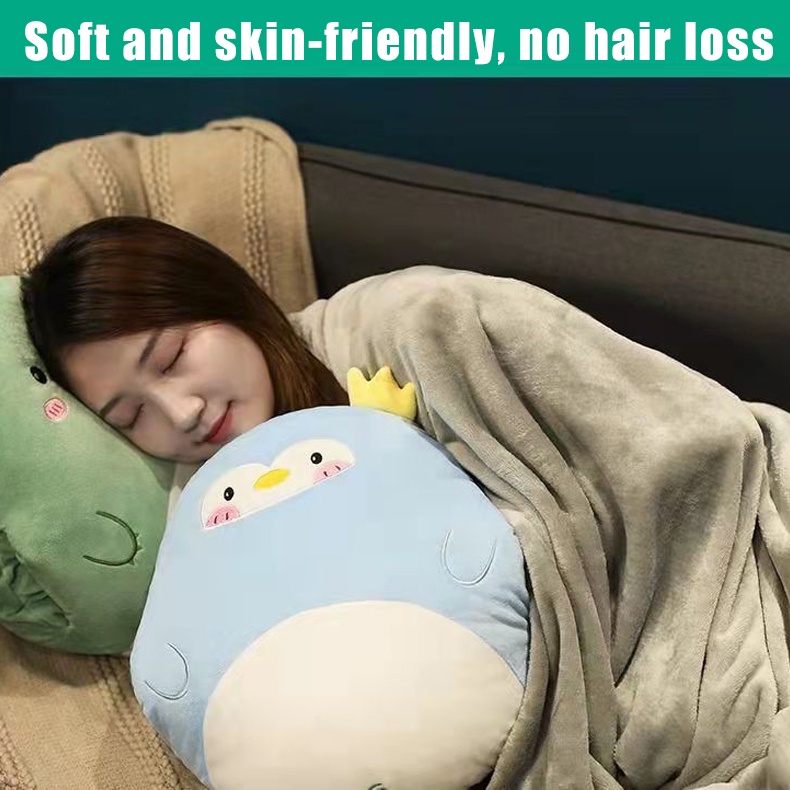 A-LIFE  Bộ Chăn Gối Đa Năng Điều Hòa Nhiệt Độ Cho Xe Hơi / Bantal