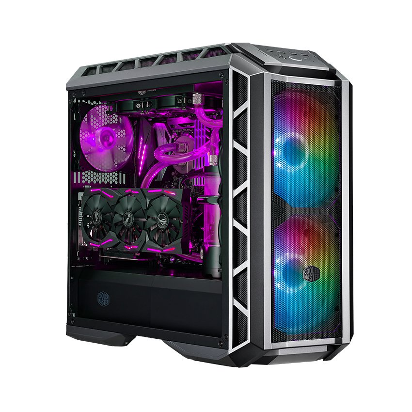 Vỏ Case Cooler Master MasterCase H500P TG Mesh ARGB (Mid TowerMàu đenLed ARGBMặt lưới)