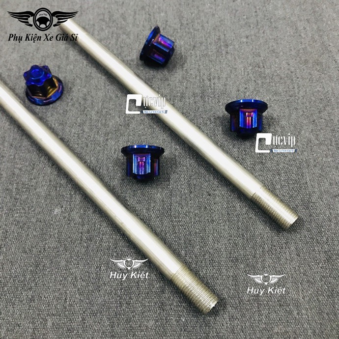 [Rẻ Vô Địch] - (3392) - Bộ Cốt Trục Trước Sau + Cốt Phuộc + 6 Tán Salaya Titan Gắn Exciter 135 (2011 - 2014)