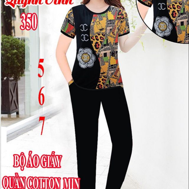Bộ cotton Quỳnh Anh