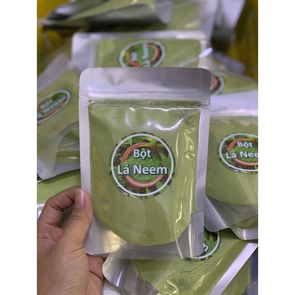 Bột lá Neem đắp mặt nguyên chất túi 100g