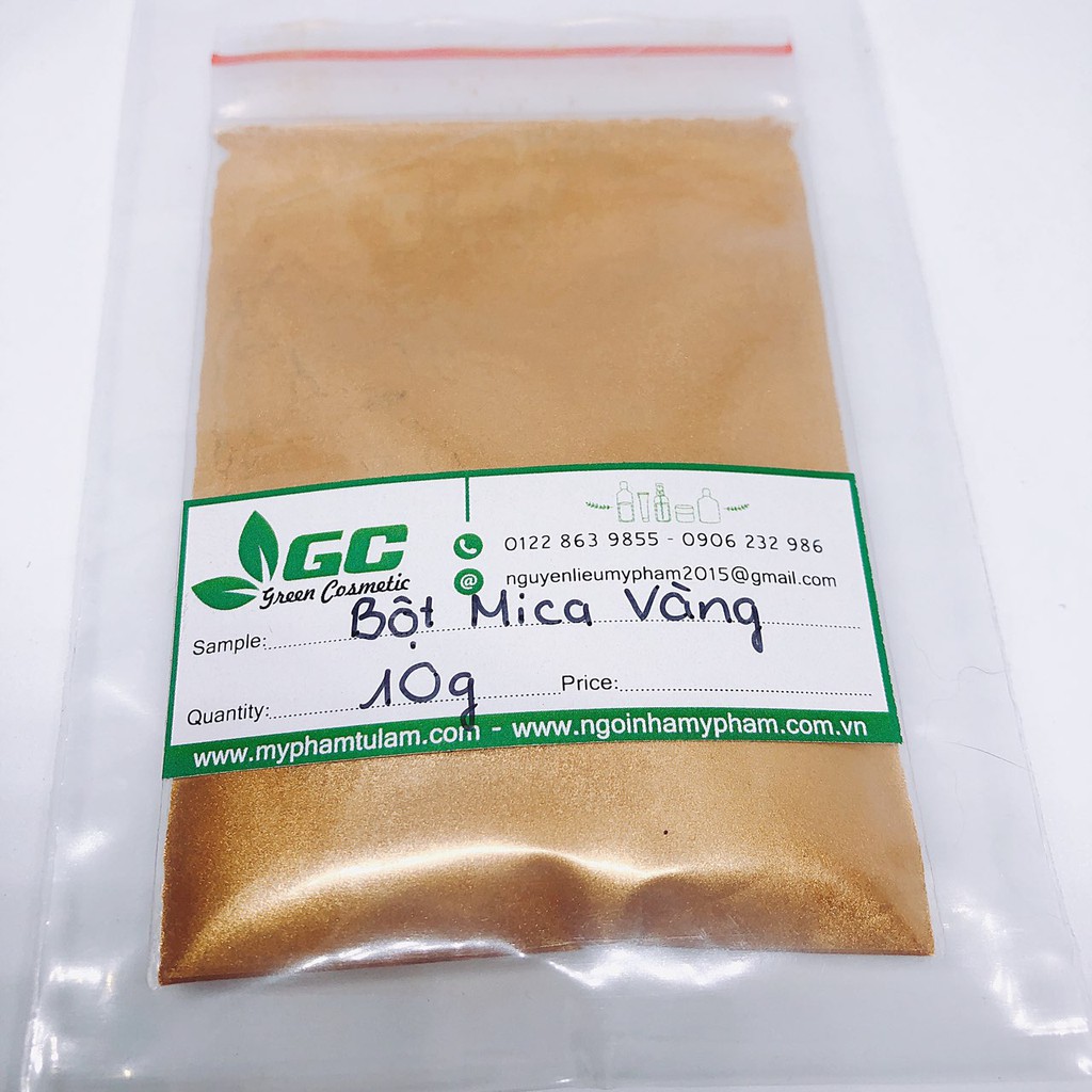 10G Mica nhũ vàng