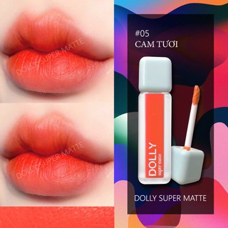 "CAM TƯƠI 05" SON DOLLY SUPER MATTE HOT TREND 2021.