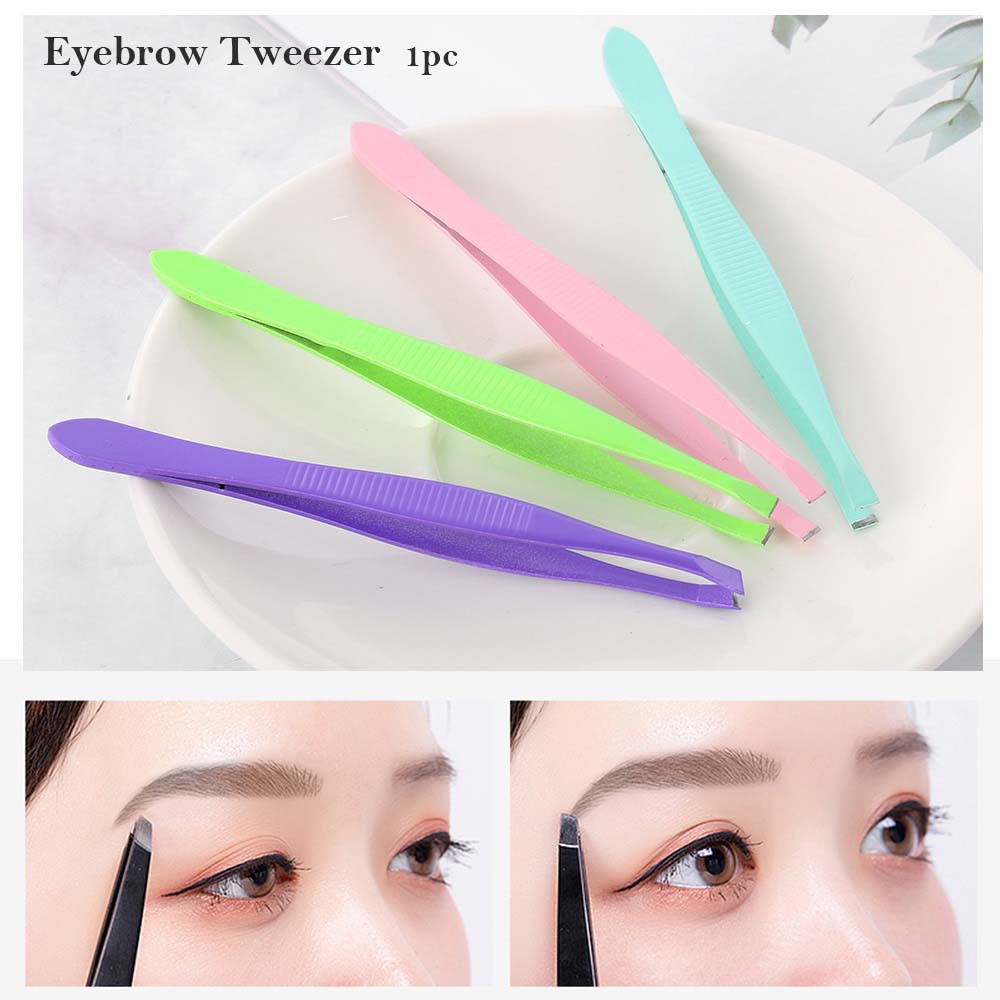 [Hàng mới về] Nhíp Tỉa Lông Mày Bằng Thép Không Gỉ Với Nhiều Màu Sắc Bắt Mắt Tùy Chọn Tiện Lợi
