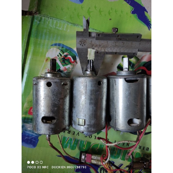 motor pin .tháo máy bãi