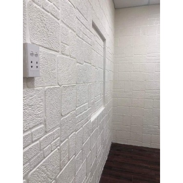 Xốp Dán Tường Giả Da Hoa Văn Vân Nhám Cực Đẹp Kích Thước 70x70cm Loại 1