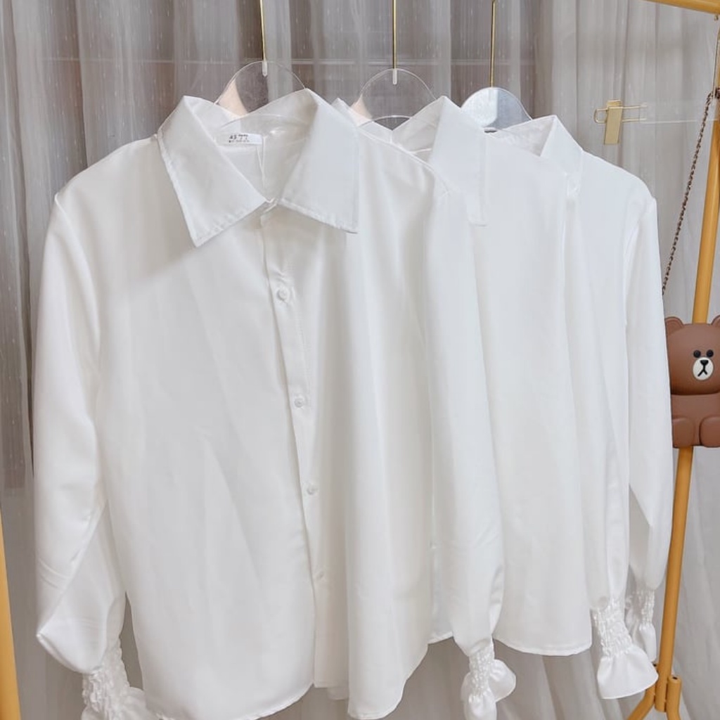 áo sơ mi tay chun bèo cực hot | BigBuy360 - bigbuy360.vn