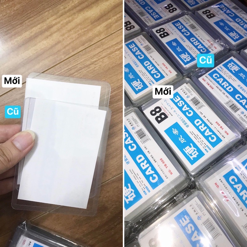 Toploader kích cỡ B8 card case đựng tranh ảnh bảo vệ thẻ bài