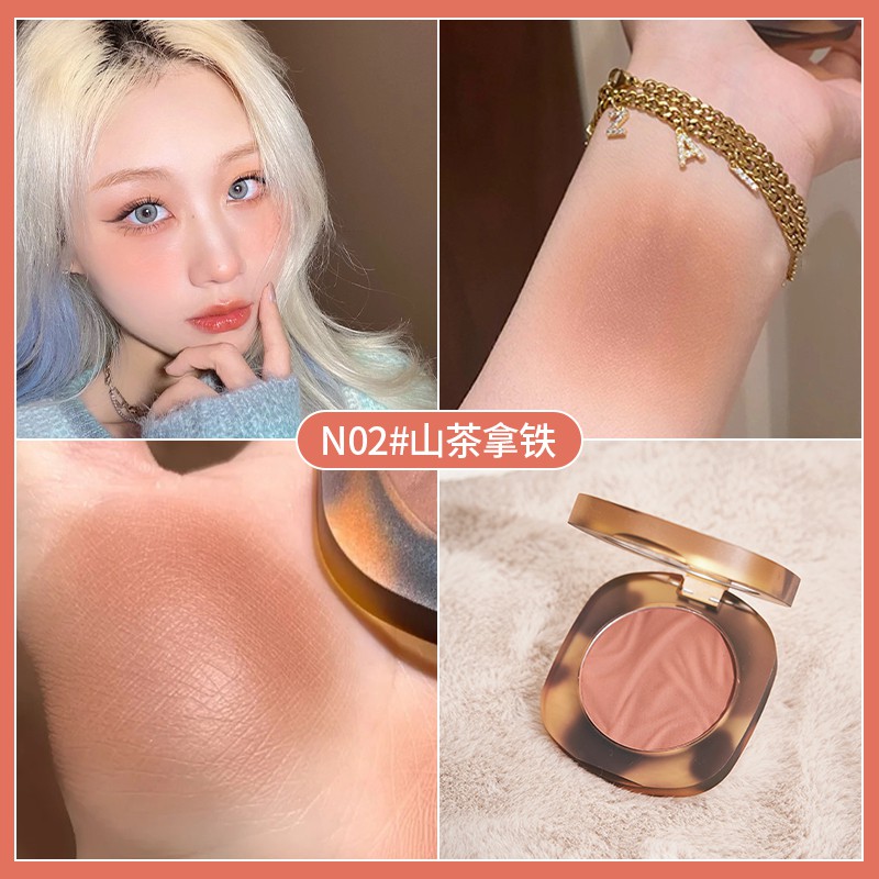 [Hàng mới về] Phấn má hồng JOOCYEE vỏ màu hổ phách thời trang dành cho trang điểm | BigBuy360 - bigbuy360.vn
